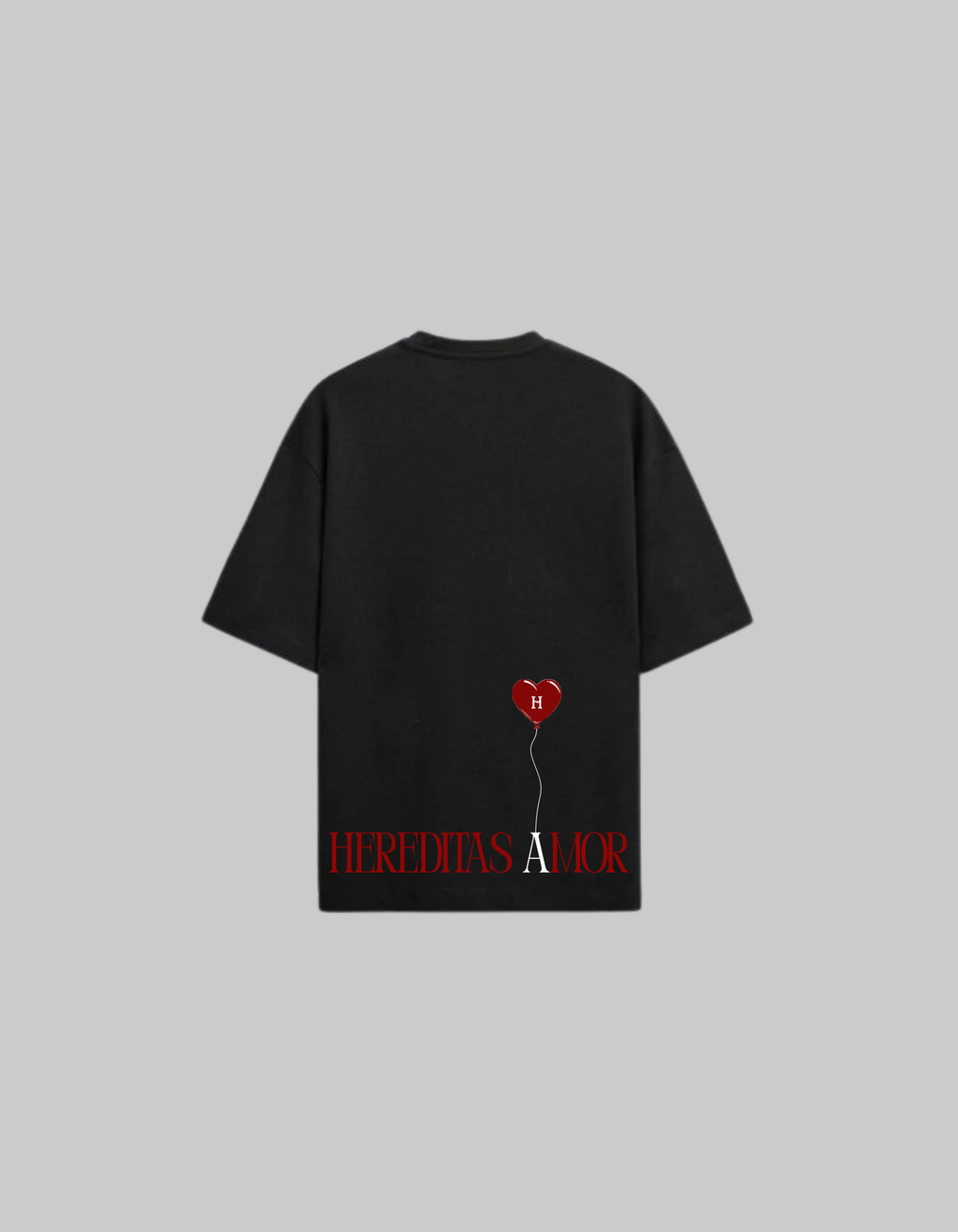 T-Shirt Amor Paris – Ballon du Cœur Rouge