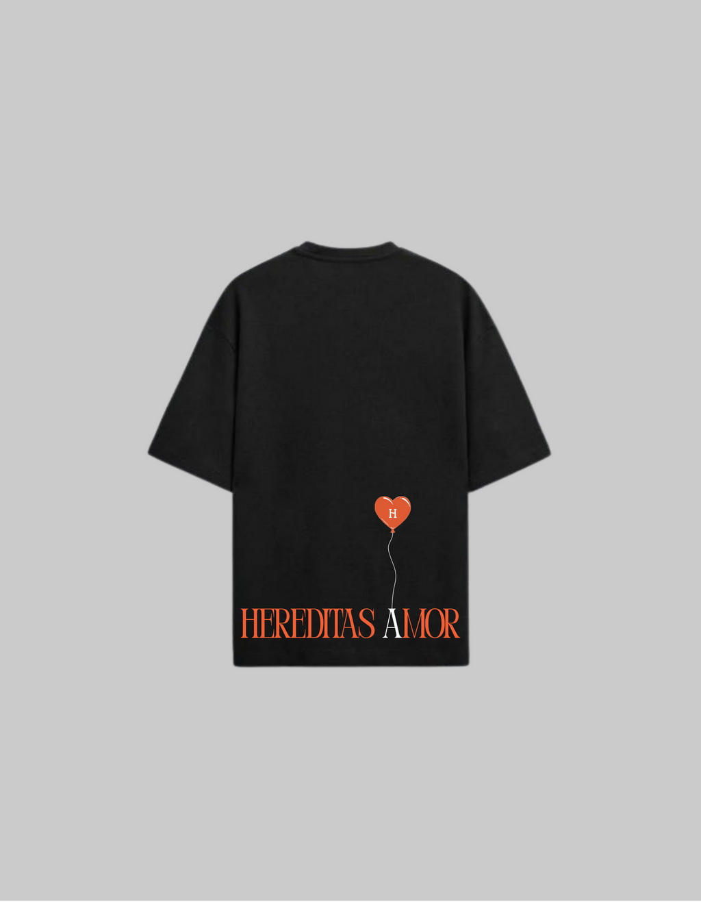 T-Shirt Amor Paris – Ballon du Cœur Orange