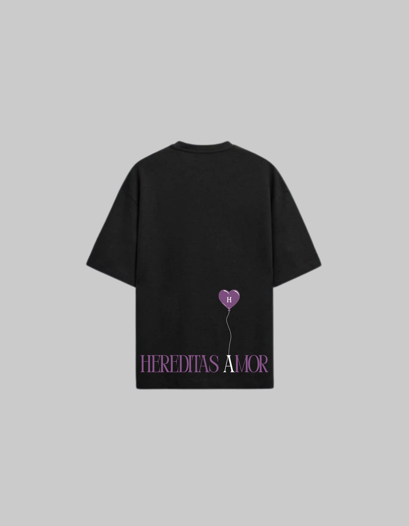 T-Shirt Amor Paris – Ballon du Cœur Violet