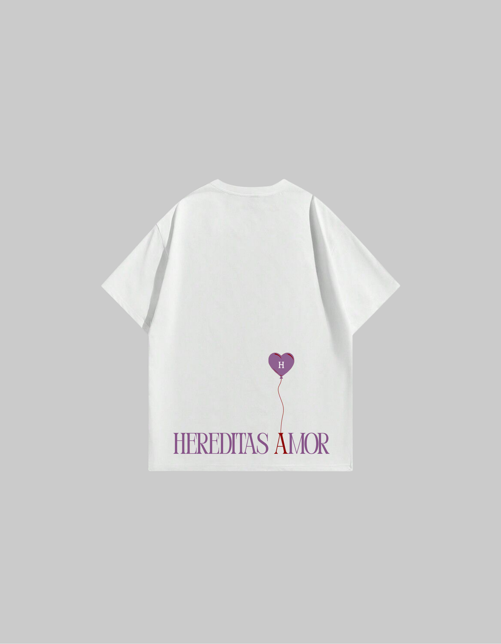 T-Shirt Amor Paris – Ballon du Cœur Violet