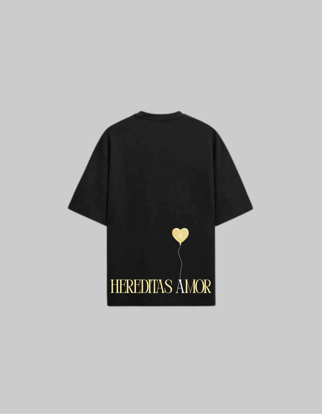 T-Shirt Amor Paris – Ballon du Cœur Jaune