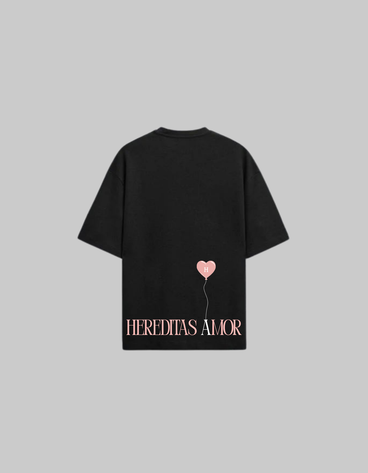 T-Shirt Amor Paris – Ballon du Cœur Rose Pastel