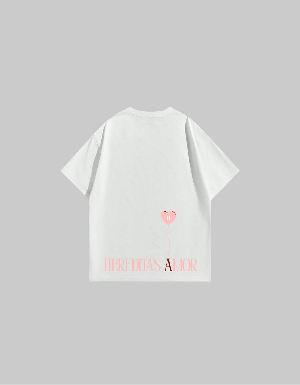 T-Shirt Amor Paris – Ballon du Cœur Rose Pastel