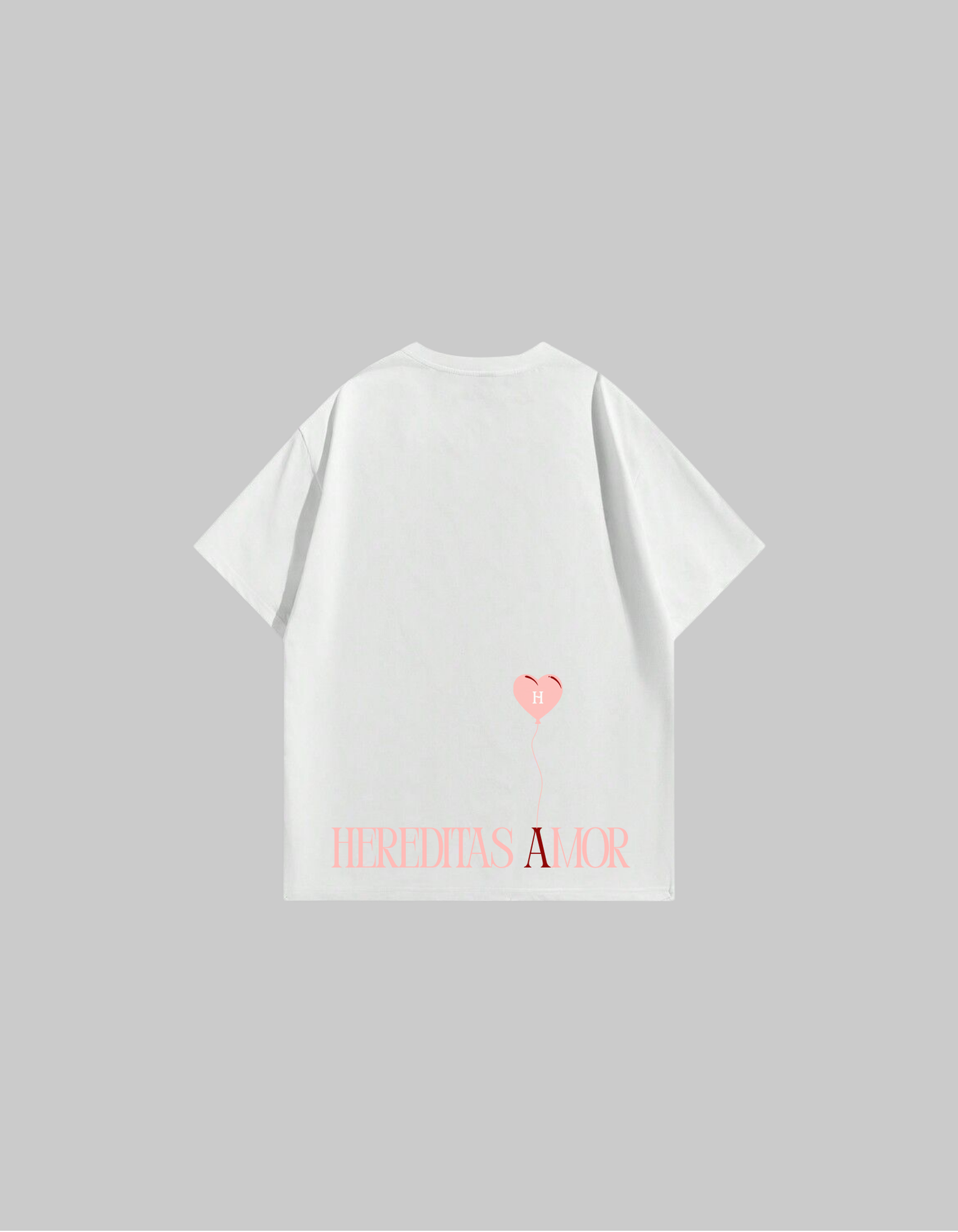 T-Shirt Amor Paris – Ballon du Cœur Rose Pastel